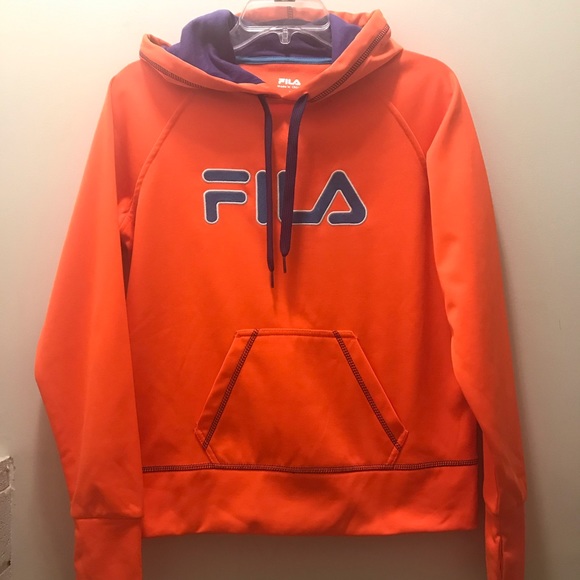 Neon FILA Running Hoodie. Size Small - Picture 2 of 5